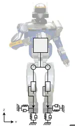 Reactive Balance Control for Legged Robots under Visco-Elastic Contacts