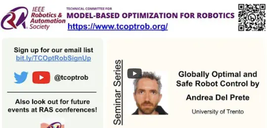 Globally Optimal and Safe Robot Control